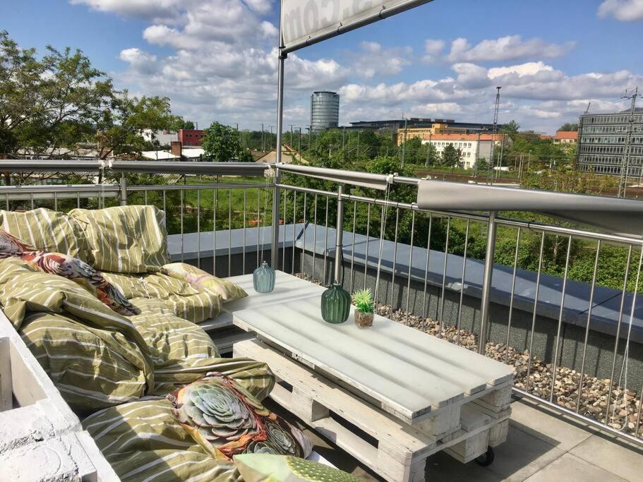 Vip Design Apartment M. Dachterrasse Drezda Kültér fotó